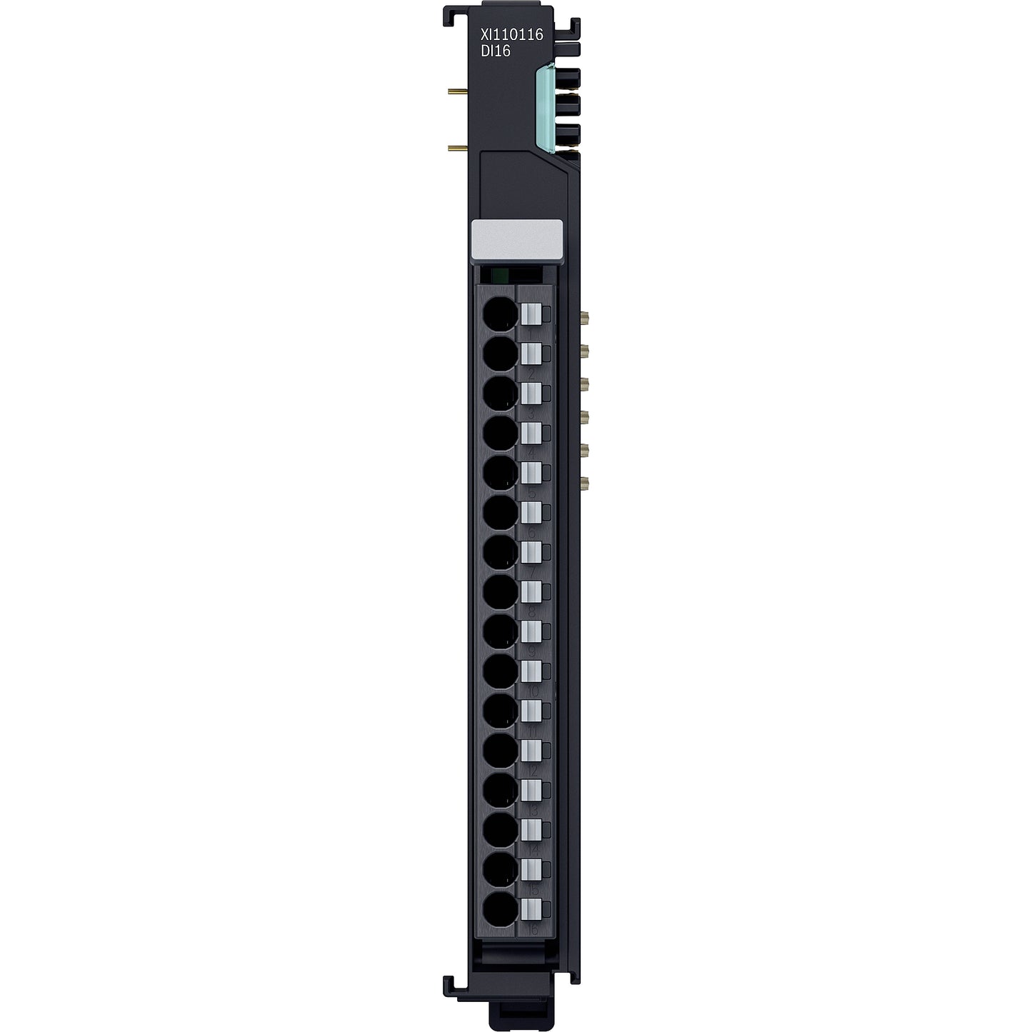 Digital input module XI110116 ctrlX I/O 16-channel (24 VDC, 3 ms filter time), 1-wire, PNP - R911406097