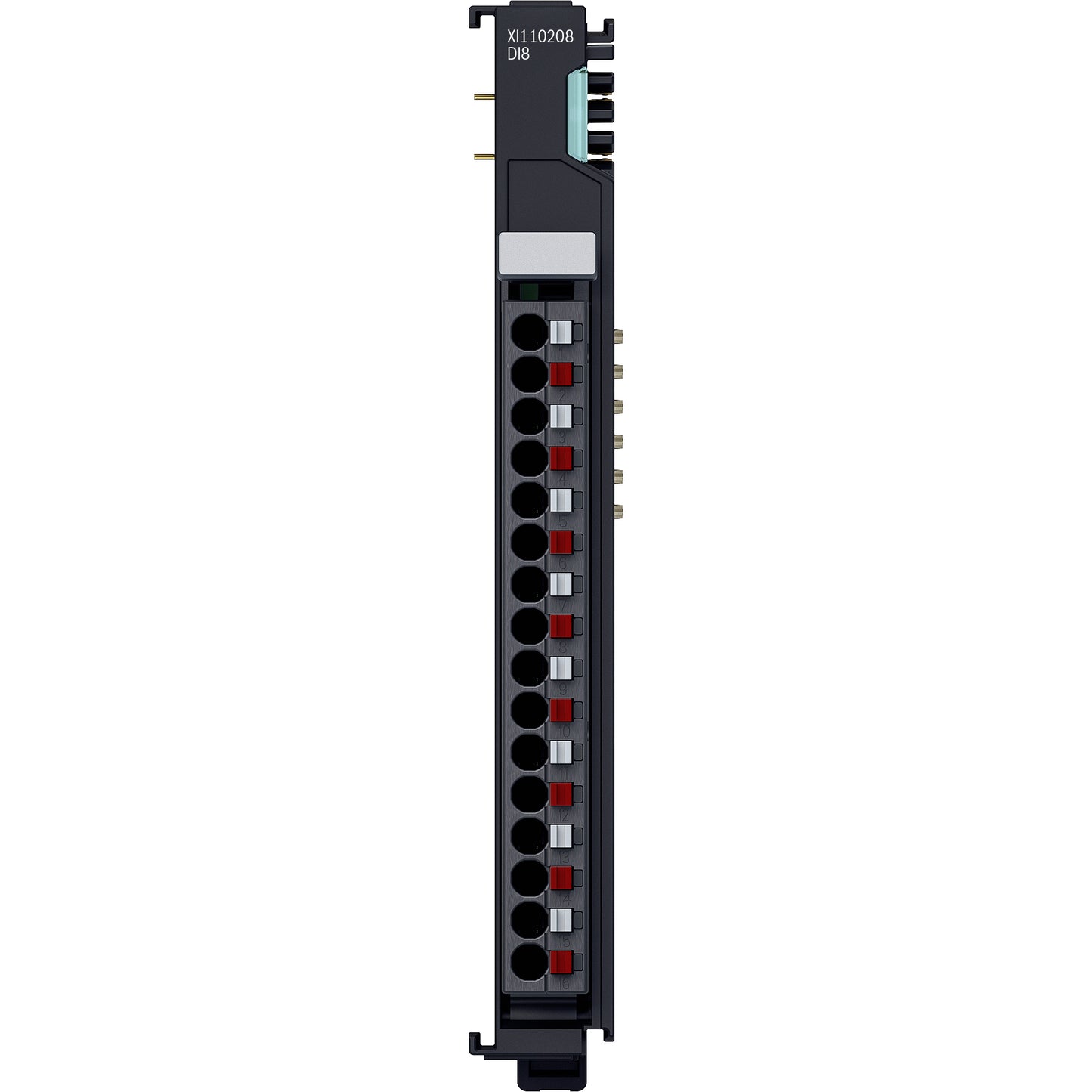Digital input module XI110208 ctrlX I/O 8-channel (24 VDC, 3 ms filter time), 2-wire, PNP - R911406096