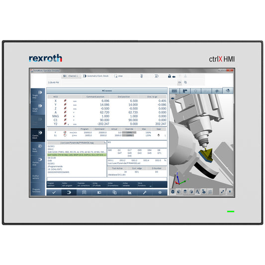 Web Panel WR2110.1-111-AA-000-NN-A1-NN ctrlX HMI Bedienfeldsteuerung (10", kapazitiver Multitouch) - R911411946